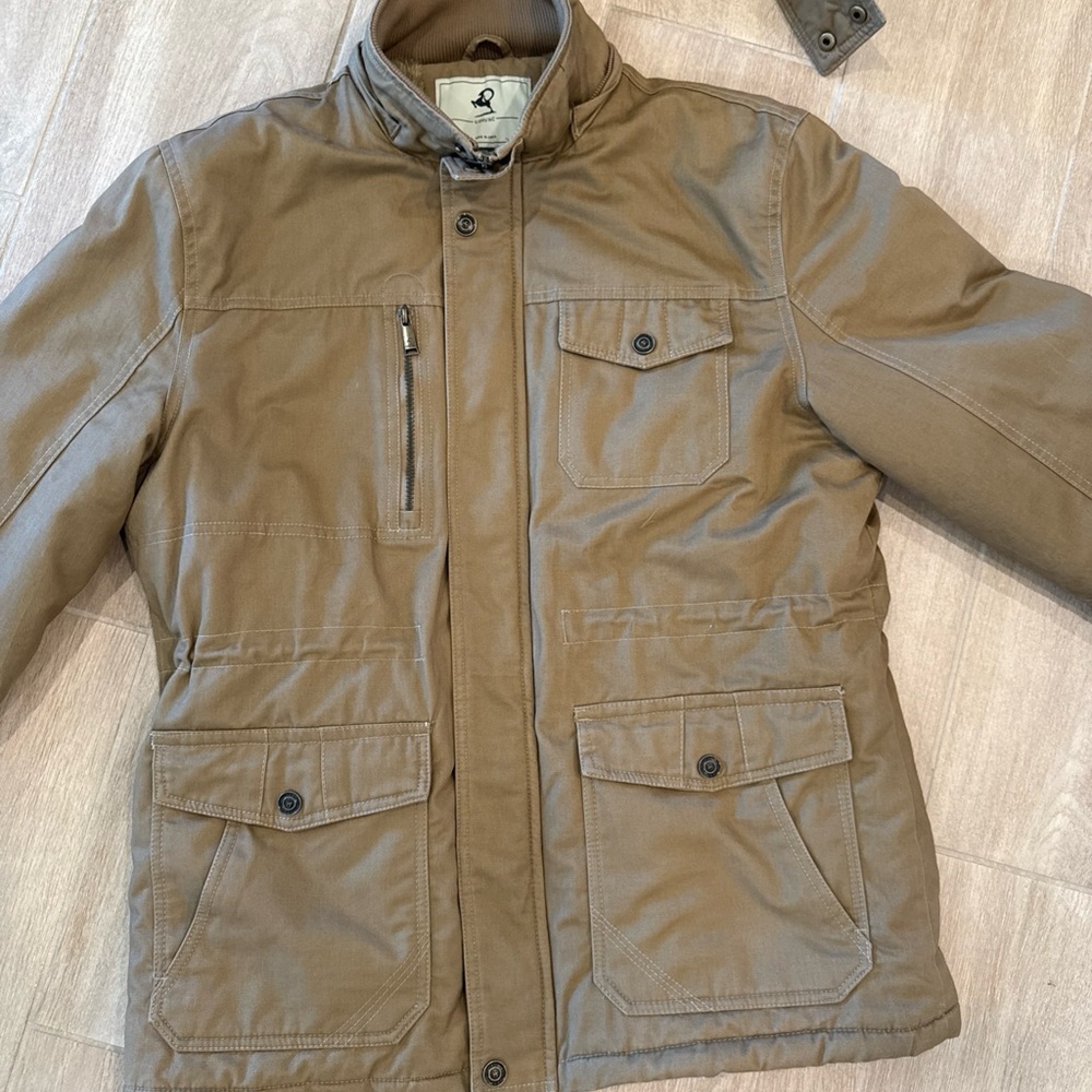 Women’s UOIUXC Khaki Hooded Field Coat SZ L